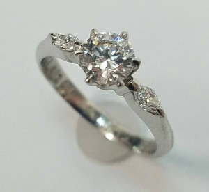 Pt900 ダイヤモンド リング 1.21ct