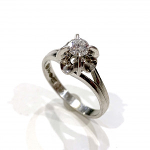 Pt900 ダイヤモンド(0.23ct)リング