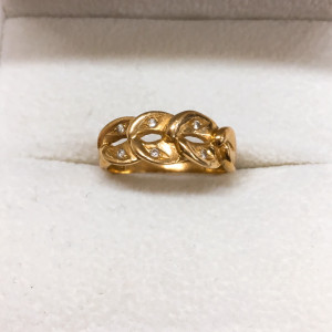 10K メレダイヤ 0.02ct リング