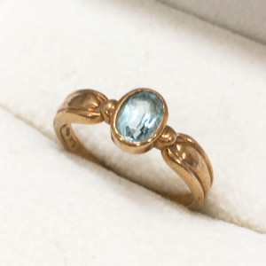K9 ブルートパーズ リング 2.5ct
