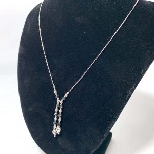 K18 ジェット（0.8ct）ネックレス