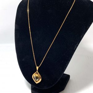 K18 シトリン(9ct)ネックレス