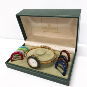 GUCCI チェンジベゼル腕時計