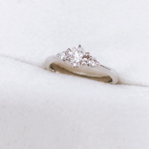 Pt900 ダイヤモンド0.270ct付リング