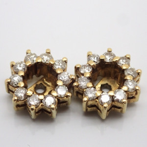 K14 ダイヤモンドピアス