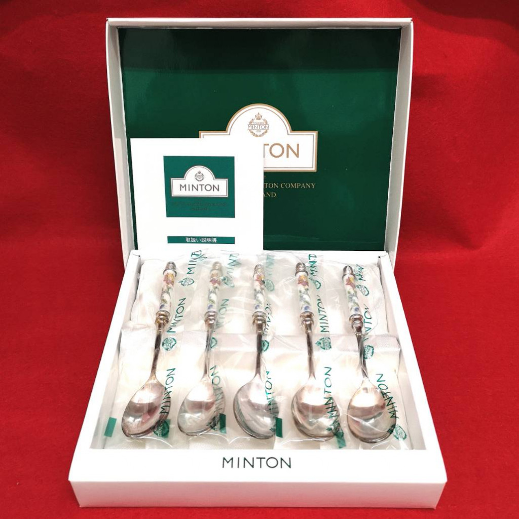 Minton ミントン スプーン 未使用品 銀食器 銀器 銀製品 イギリス 食器 インテリア シルバー