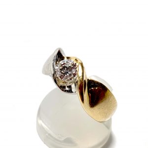 K18/Pt900 ダイヤ(0.531ct)リング