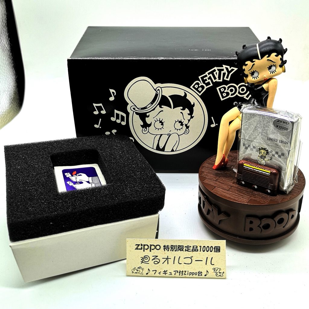 BettyBoop ZIPPO 限定オルゴール付き 付属品全有 ジッポー ベティーバニーガール