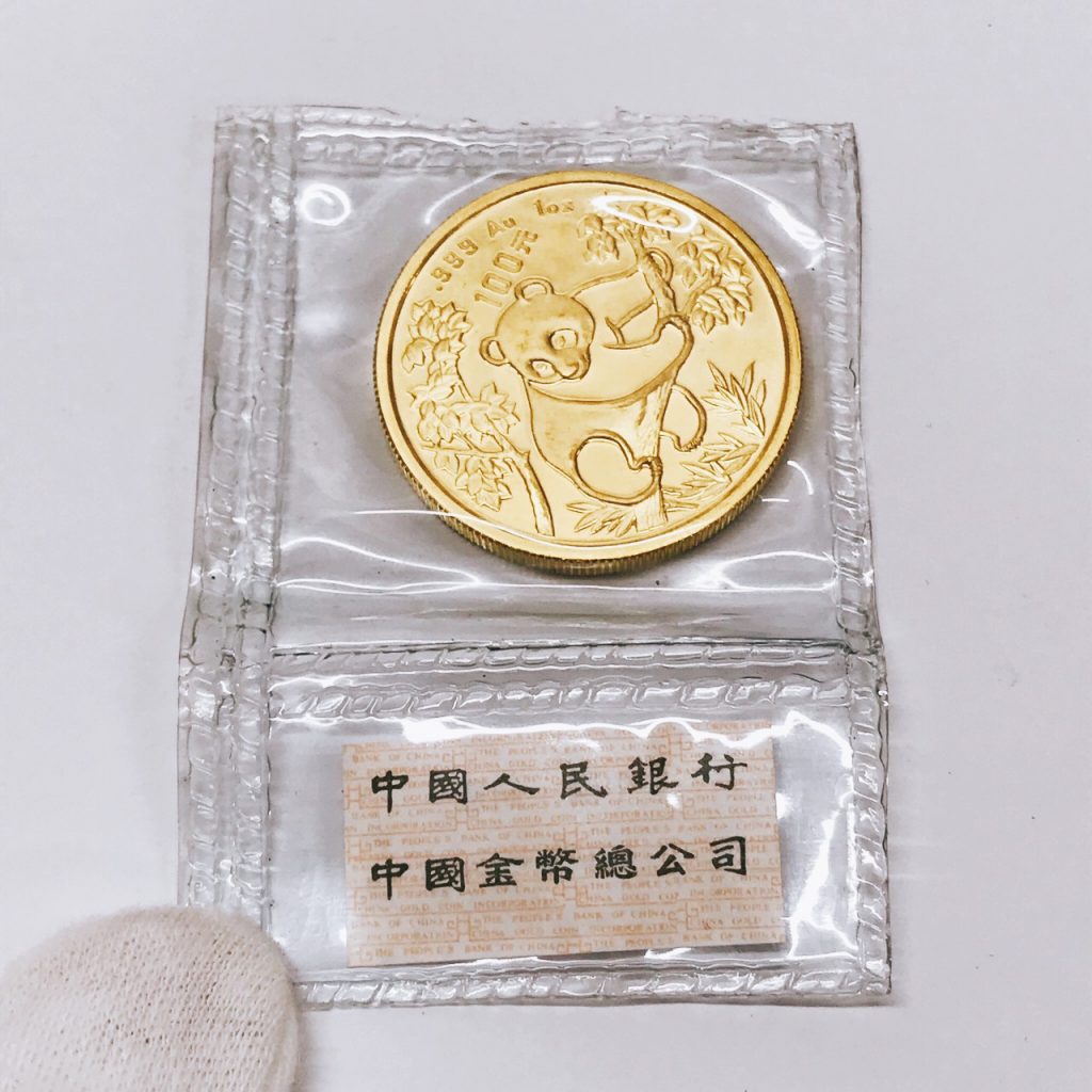 純金 パンダ金貨 1992年 1OZ