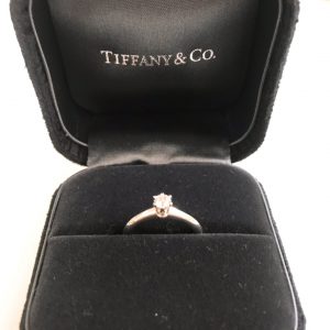 ティファニー ダイヤモンド リング 0.19ct