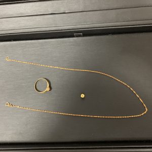 18Kリング ネックレス