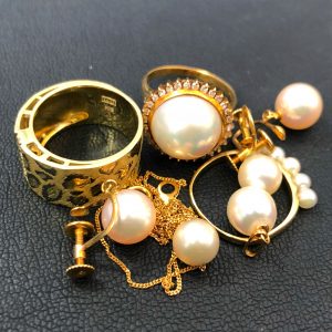 k18 金品 ネックレス リング ピアス