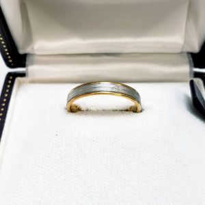 K18/Pt850コンビ リング