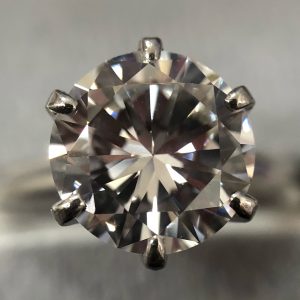 Pt900 1.54ct ダイヤモンドリング