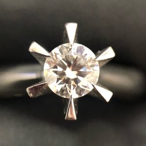 Pt900 0.48ct ダイヤモンドリング
