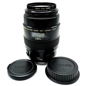 Canon MACRO LENS EF 100mm 1:28 キャノン カメラレンズ 光学機器 マクロ