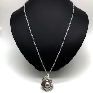 マベパールネックレス 925 シルバー