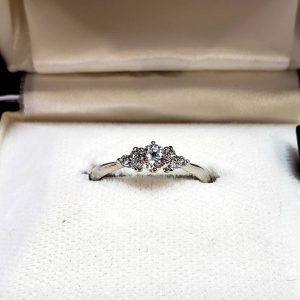 Pt950　ダイヤモンド付リング