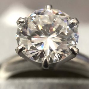 Pt900 2.68ct ダイヤモンドリング
