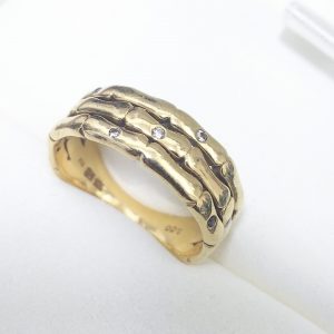 K18リングメレダイヤモンド