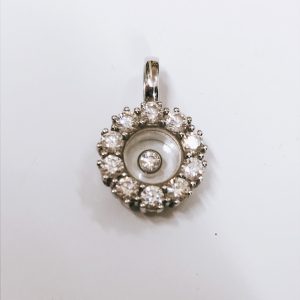 K18 ショパール ハッピーダイヤネックレストップ