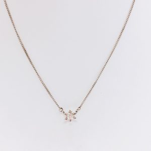 Pt850 ダイヤモンド0.15ct ネックレス