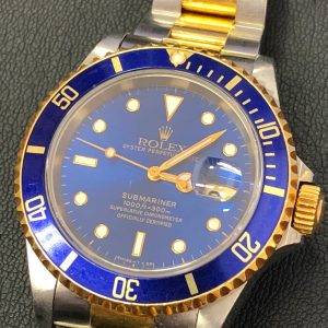 ROLEX ロレックス 青サブマリーナ コンビ  18K 機械式 腕時計