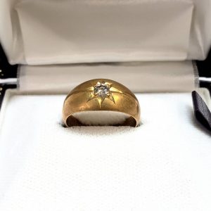 K18　メレダイヤ付リング