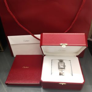 Cartier ソロ カルティエ ステンレスブレス 6310 時計 クウォーツ 箱・ギャラ付き 腕時計