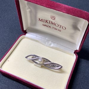 MIKIMOTO パール付きネクタイピン