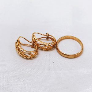 K18 イヤリング＆リング