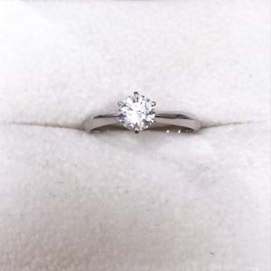 Pt900 ダイヤ0.5ct付 リング