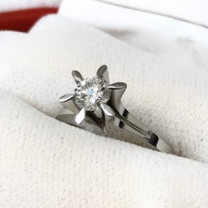 Pt900　0.45ct　ダイヤモンド付リング