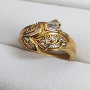 K18リングメレダイヤモンド