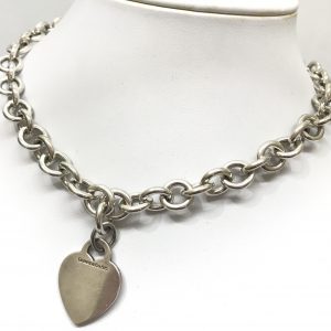 TIFFANY&Co.(ティファニー)　ハートトップネックレス　SV925