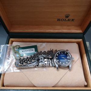 ROLEX ロレックス デイトジャスト ボーイズ 10PD 箱・本体 ギャラ無し オーバーホール済み 傷・ベルトよれ強 腕時計