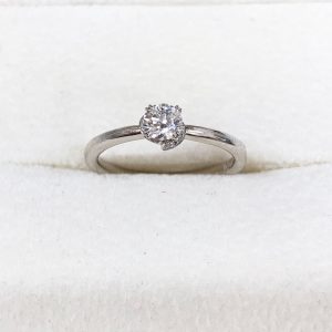 Pt900 ダイヤ0.268ct付 リング
