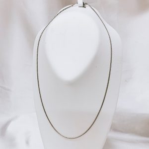 K18WGネックレス