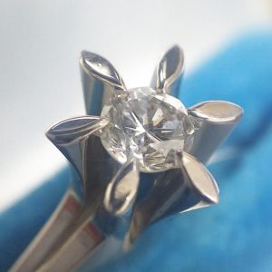 Pt900指輪ダイヤ0.212ct