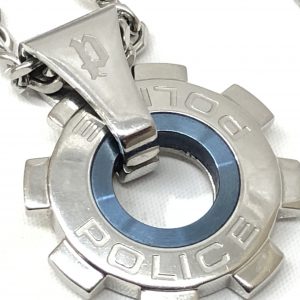 POLICE(ポリス)　ギアモチーフ　ネックレス