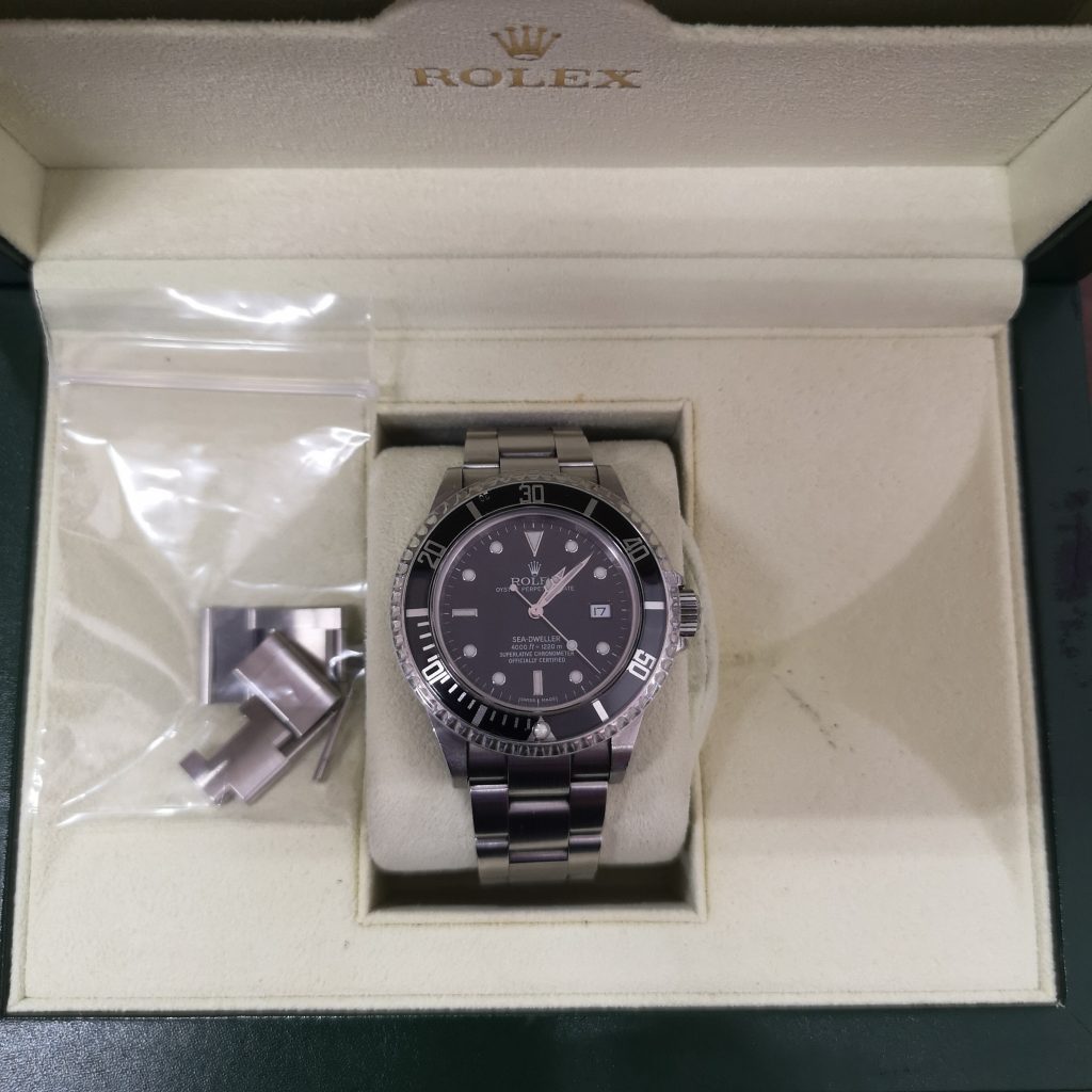 ROLEX ロレックス シーデュエラー 16600 D番 ギャラ無し 箱・説明書有り スポーツモデル 腕時計