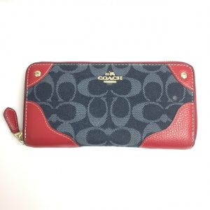 コーチ デニム 長財布