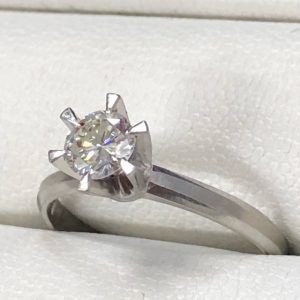 Pt900リング0.55ctダイヤ付き