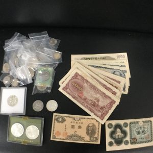 古銭、記念銀貨まとめ