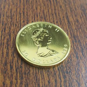 純金メイプルリーフ金貨