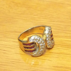 K18リングメレダイヤモンド0.51ct