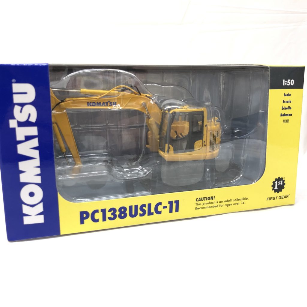 FIRST GEAR 1/50 KOMATSU PC138USLC-11　油圧ショベル模型