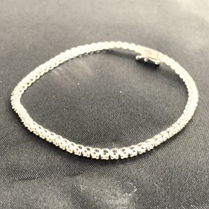 K18WG メレダイヤ（1ct）ブレスレット