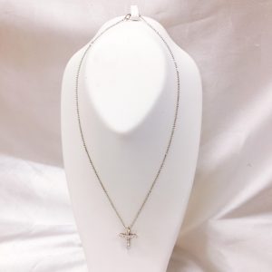田崎 クロス ネックレス 1.02ct