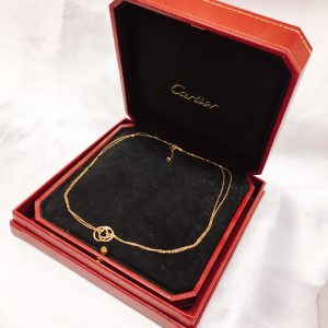 カルティエ K18 ベビートリニティ ネックレス